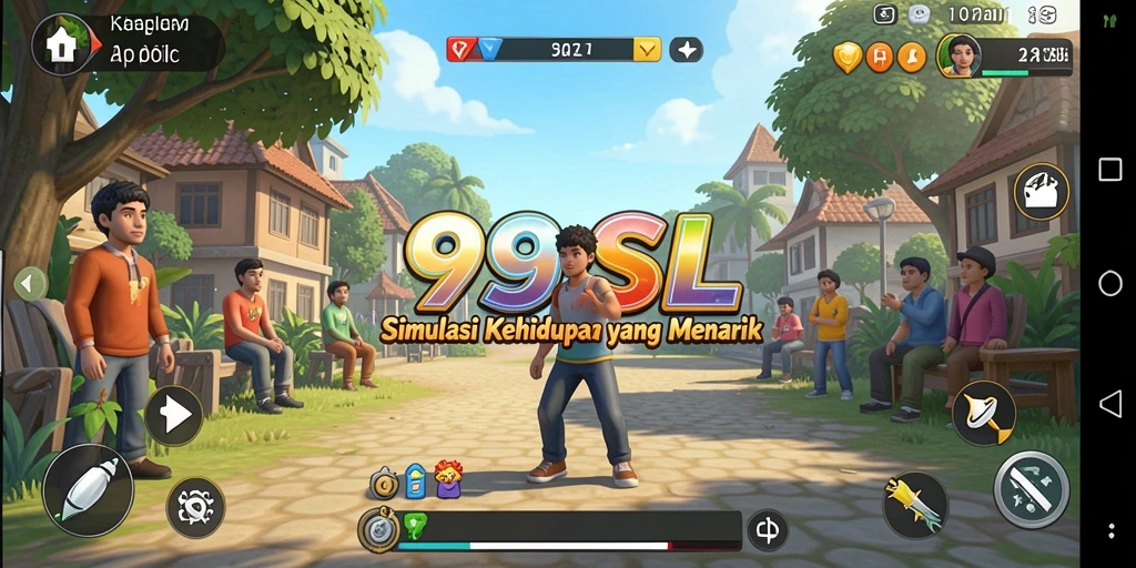 Screenshot 99SL menampilkan gameplay simulasi yang seru dan interaktif.