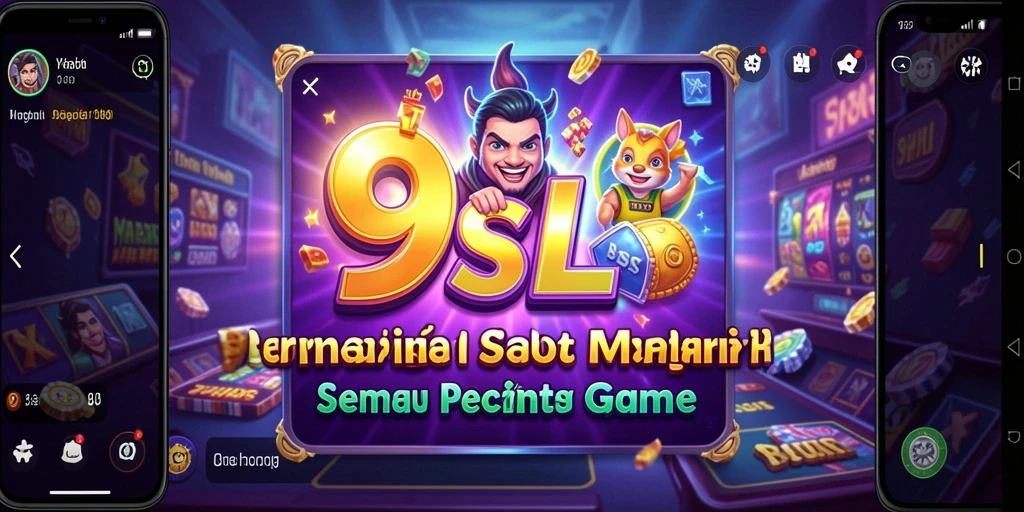 Tampilan permainan Slot yang menarik dan penuh warna di 9SL.