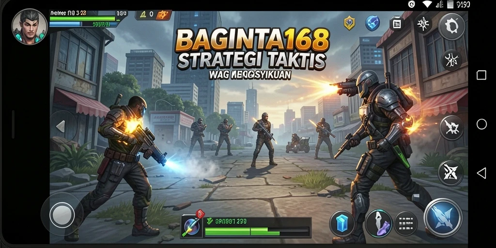 Tampilan gameplay BAGINTA168 yang penuh strategi dan taktik mendebarkan.
