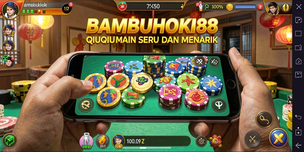 Tangkapan layar menunjukkan gameplay seru dari BAMBUHOKI88.