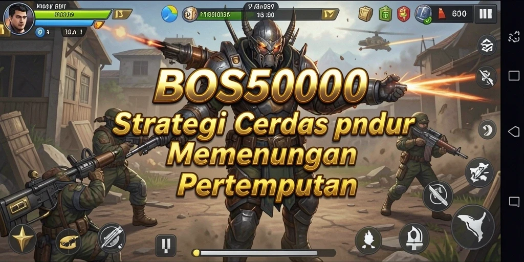Dalam screenshot ini, terlihat gameplay intens dari BOS5000 dengan aksi strategi yang mendebarkan.