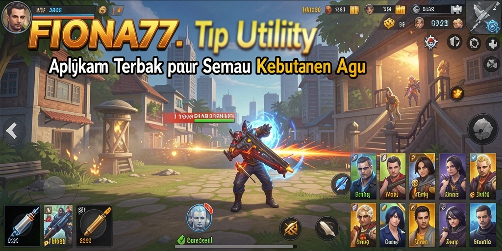 Tampilan utama FIONA77 dengan fitur-fitur utility terbaik.