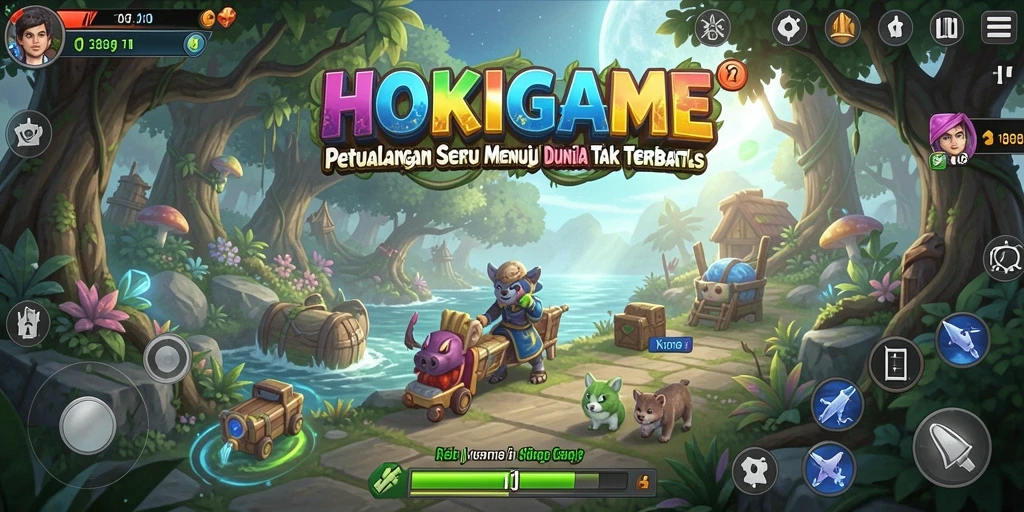 Tampilan menawan dari HOKIGAME yang penuh petualangan.