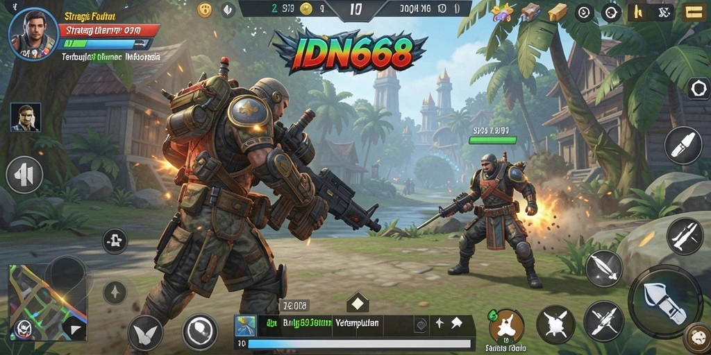 Tampilan epik pertempuran strategis dalam IDN668.
