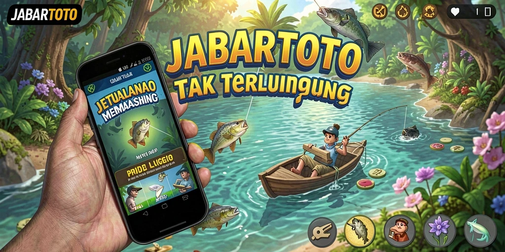 Tampilan gameplay JABARTOTO yang menarik saat memancing.