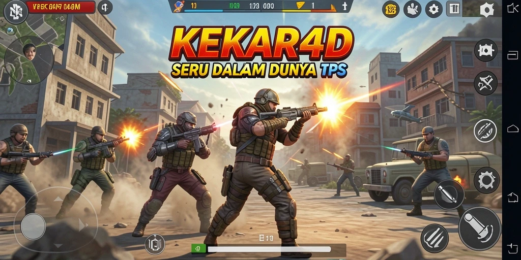 Tangkapan layar gameplay seru dari KEKAR4D di TPS.
