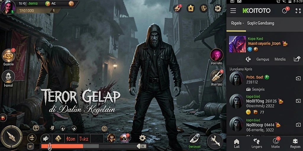 Gameplay menyeramkan di KOITOTO dengan suasana mencekam.