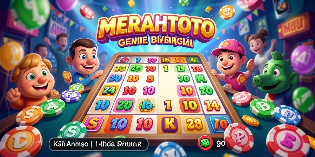 Screenshot gameplay MERAHTOTO yang menampilkan keseruan Bingo.