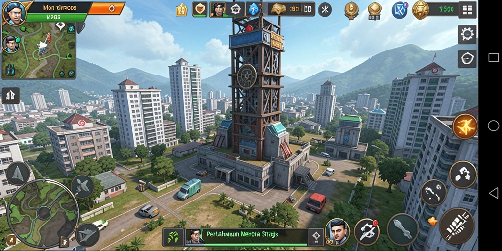 Tampilan gameplay MPO08 yang menarik dalam dunia Tower Defense.