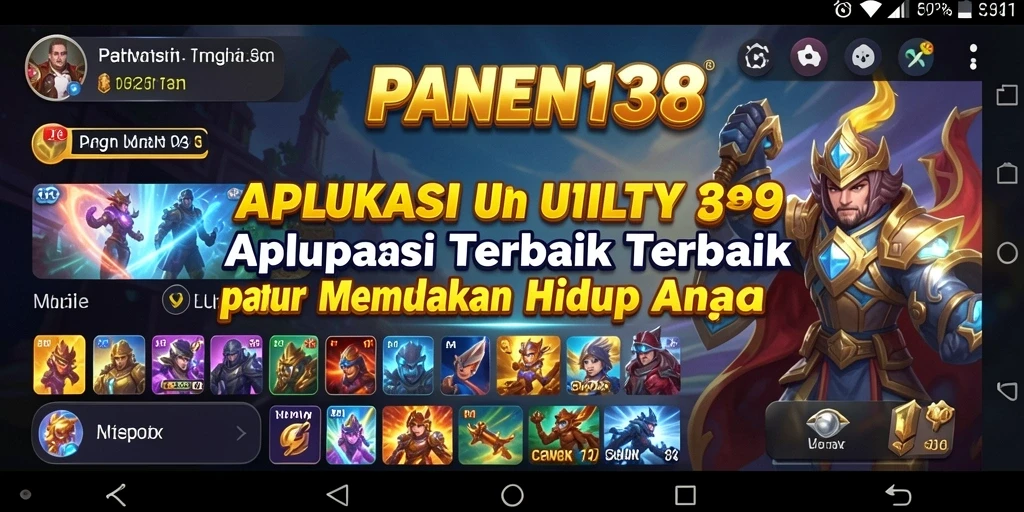 Tangkapan layar utama PANEN138 menunjukkan antarmuka yang intuitif dan fitur-fitur canggih.