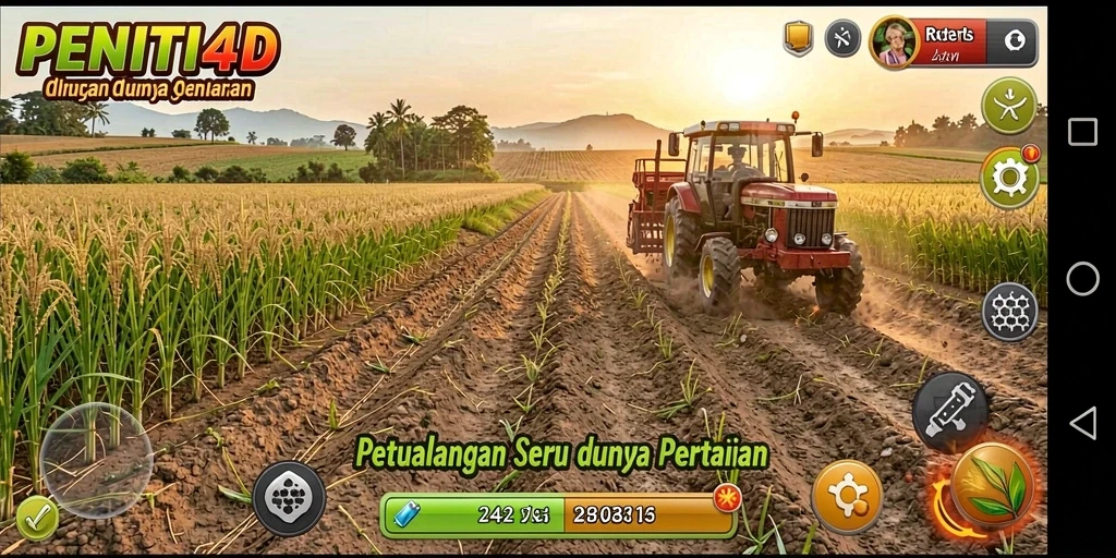Gameplay seru di PENITI4D dengan berkebun dan beternak.