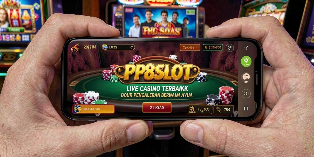 Tampilan gameplay Live Casino di PP8SLOT yang menarik dan interaktif.