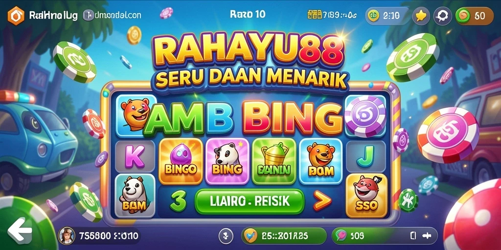 Gameplay seru dalam aplikasi Bingo RAHAYU88.