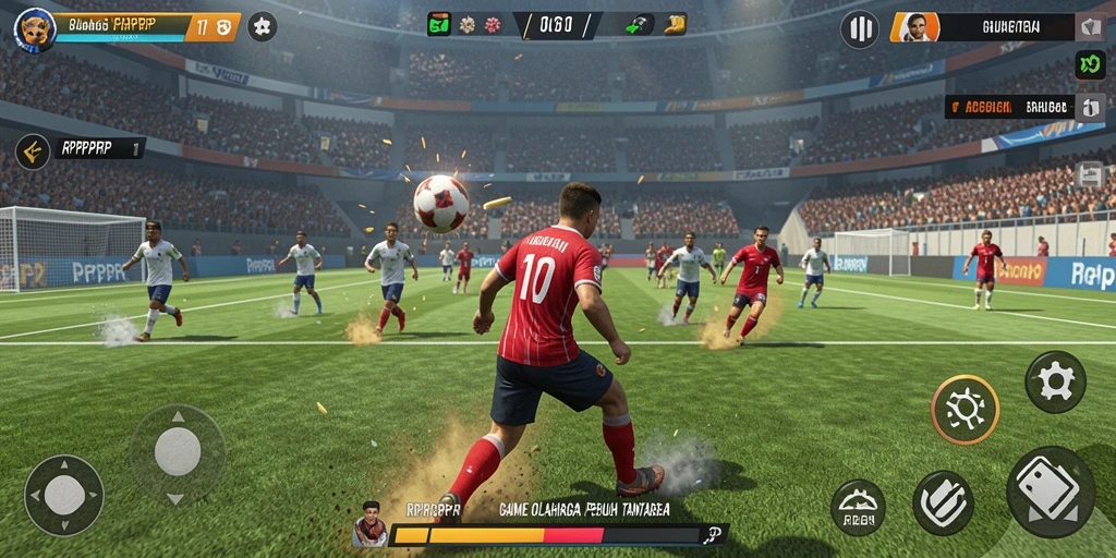 Screenshot menampilkan aksi seru dalam game RPRPRP dengan grafis menawan.