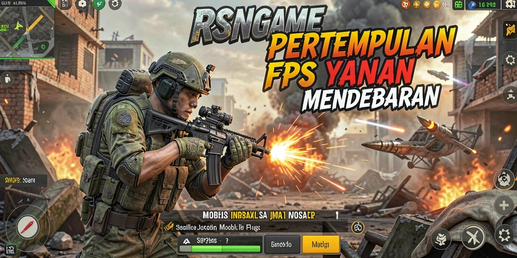 Screenshot menunjukkan aksi intens dalam gameplay RSNGAME yang mendebarkan.