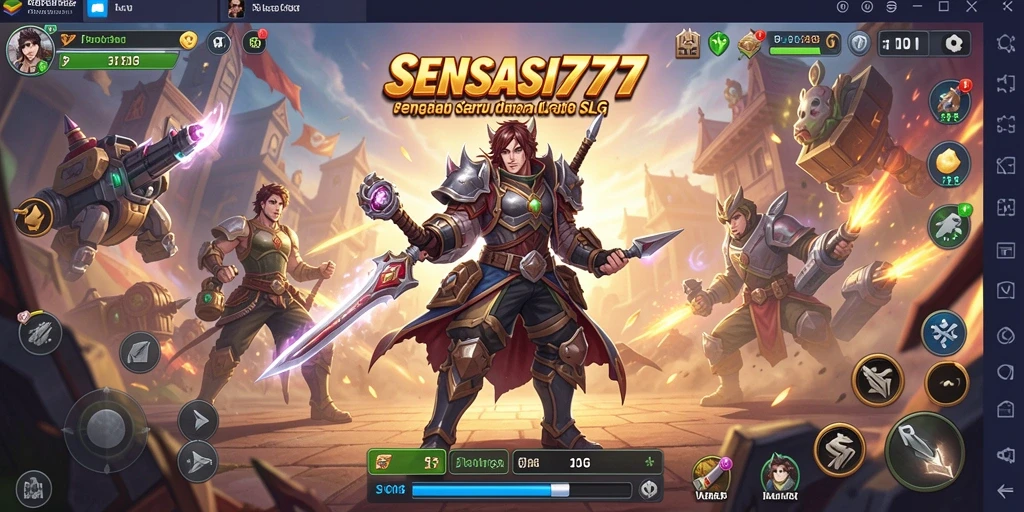 Screenshot gameplay SENSASI777 dengan strategi seru.