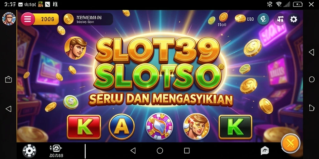 Tampilan menarik dari gameplay SLOT39 yang mendebarkan.