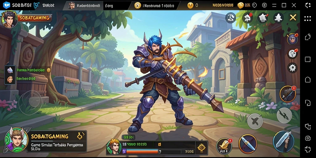 Screenshot SOBATGAMING menampilkan aksi seru dalam gameplay SLG.