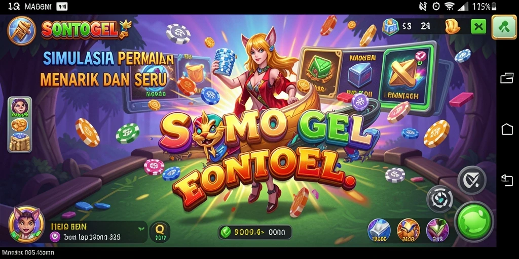 Tampilan gameplay seru dan menantang di SONTOGEL.