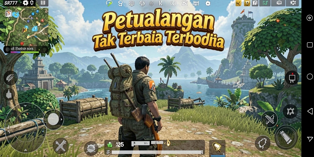 Gameplay menakjubkan di dunia terbuka SR777 yang penuh petualangan.
