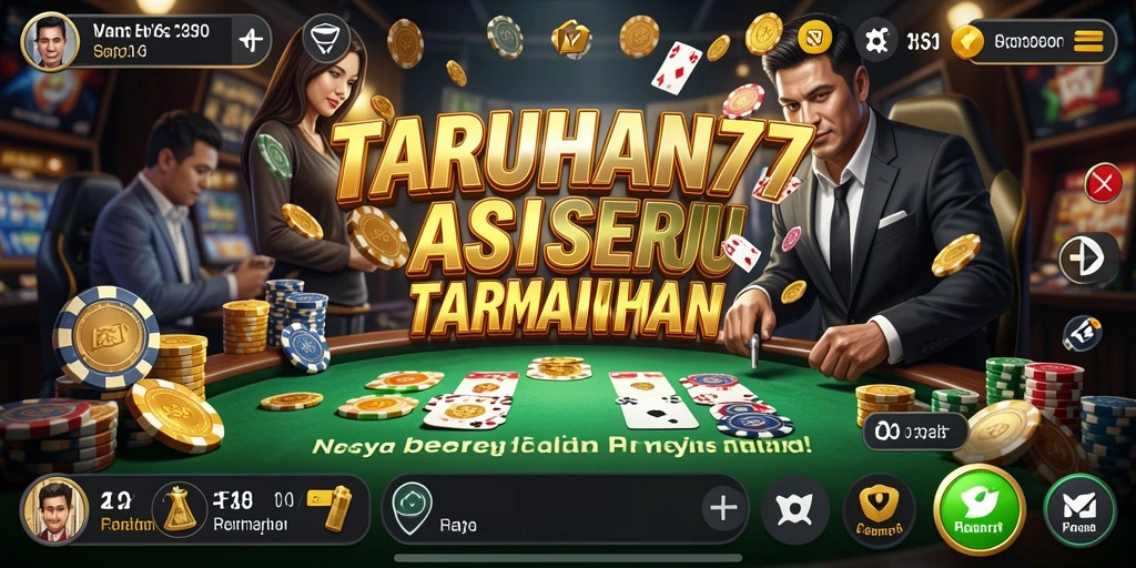 Tampilan gameplay seru dan penuh aksi di TARUHAN77.
